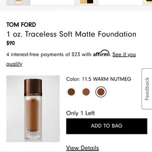 Tom Ford Nutmeg foundation